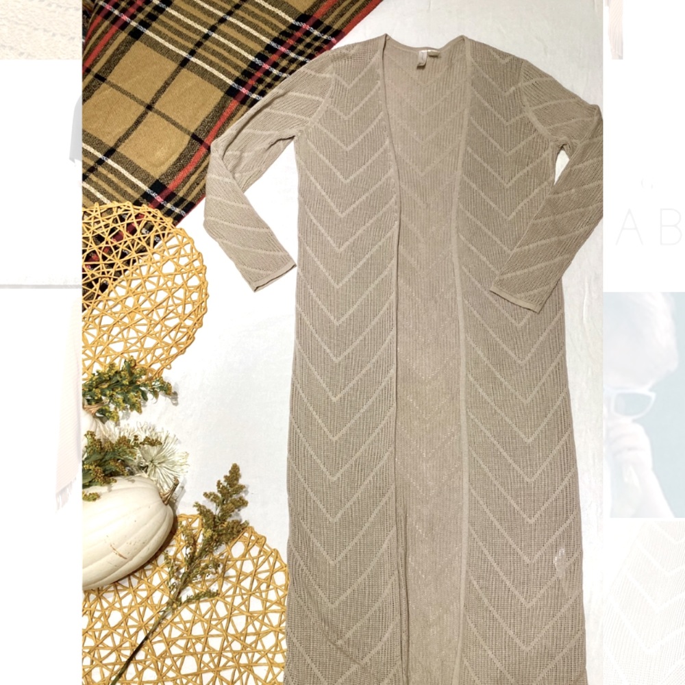 Woman’s Long Open Front Flowy Cardigan 🍂🍁